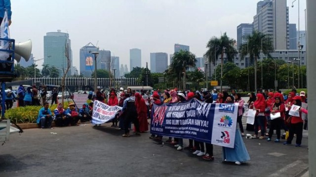 Kenaikan Upah Kecil Sekali, Buruh Indonesia Mengadu ke PBB