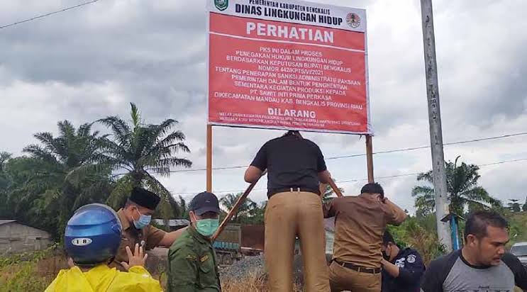 Korban Pencemaran Limbah PKS PT Sawit Inti Prima Perkasa Pertanyakan Tindak Lanjut Pengaduan ke Polda Riau