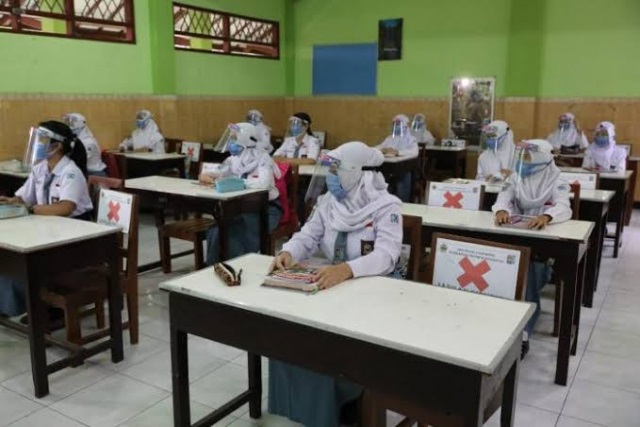 Siswa Belajar Tatap Muka 100 Persen, Ini Aturan Disdik Riau