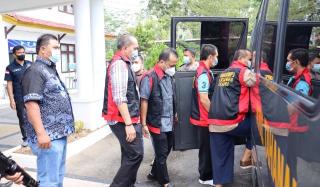 7 Terdakwa Korupsi di Rohul Dipindah ke Rutan Pekanbaru, Ini Dia Orangnya