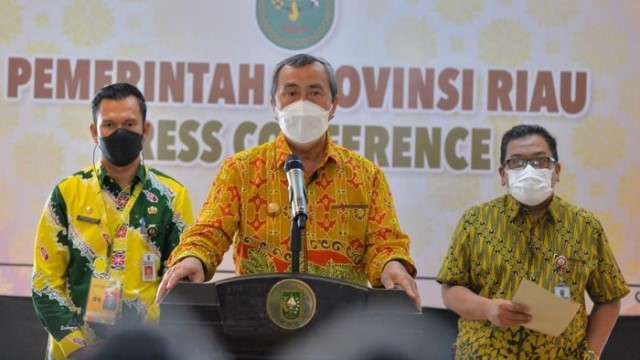Baru Saja Sembuh dari Covid, Golkar Riau Deklarasi Syamsuar 2 Periode