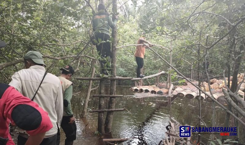 Usai Lari Diserang Lebah, Buruh Panen Sagu di Kepulauan Meranti Hilang Diduga Masuk ke Rawa