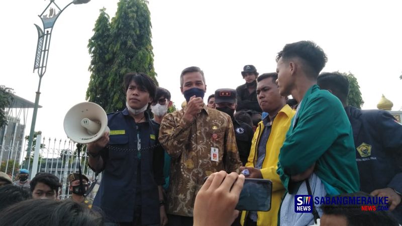 Mahasiswa Ultimatum Gubernur Syamsuar 7x24 Jam, Desak Copot Kadisperindag Soal Kelangkaan Minyak Goreng dan Biosolar