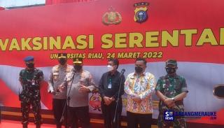 Wakapolri Beri Penghargaan 4 Daerah di Riau Raih Capaian Vaksinasi Tertinggi, Ini Daftar Juaranya