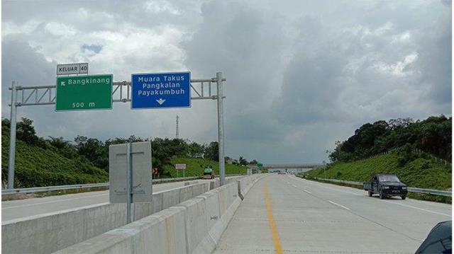 Terimakasih Jokowi! Mulai 26 Juli Tol Pekanbaru-Bangkinang Dibuka