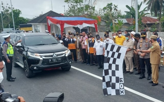 Diresmikan Gubernur Syamsuar, Tol Pekanbaru-Bangkinang Cuma Buka 8 Jam