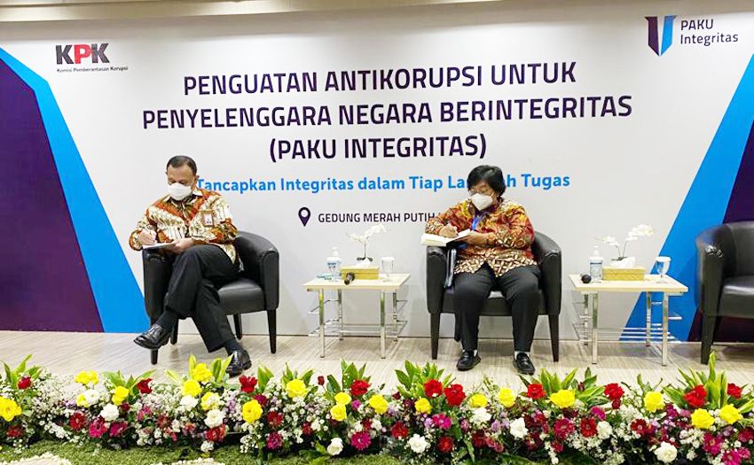 Keras! Ketua KPK Ingatkan Menteri LHK Siti Nurbaya Soal Korupsi Perizinan Lingkungan