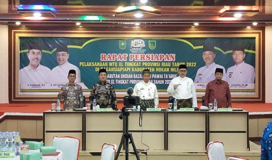 Pemprov Minta Sosialisasi MTQ Riau 2022 Digencarkan, Pemkab Rohil Disarankan Lebih Giat Berbenah