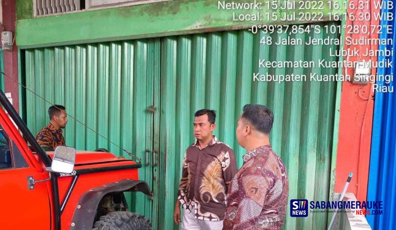 Terduga Penadah Emas Penambangan Ilegal di Kuansing Kabur Duluan, Polisi Tiba Ruko Sudah Dikunci