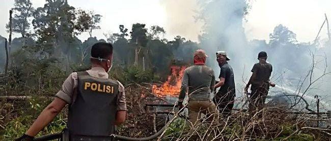 Ringkus Tersangka Kebakaran Hutan Lahan di Riau, Kapolda Janji Tidak Pandang Bulu