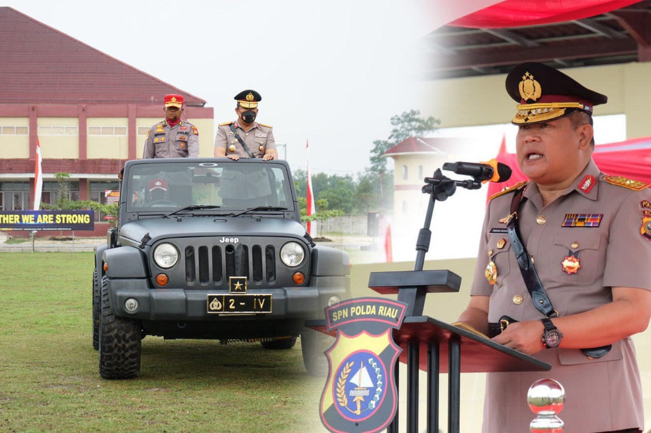 Wakapolda Riau Resmi Buka Pendidikan Pembentukan 191 Calon Bintara Polri Gelombang II Tahun 2022