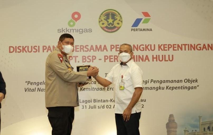 Wakapolda Riau Hadiri Dialog Pengamanan Objek Vital Nasional Menyongsong Pengelolaan CPP Blok oleh PT Bumi Siak Pusako