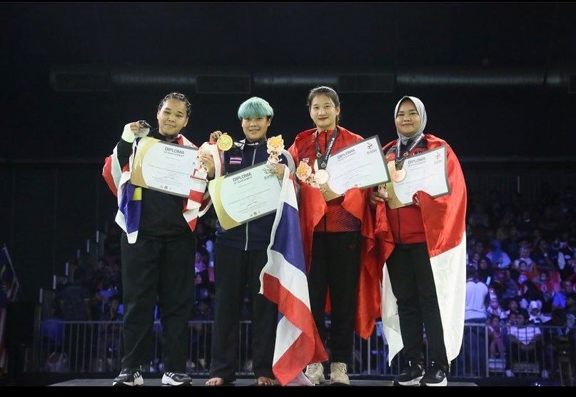 Tumbangkan Pesilat India, Wanita Cantik Asal Kuansing Ini Raih Medali Perunggu di Kejuaraan Dunia