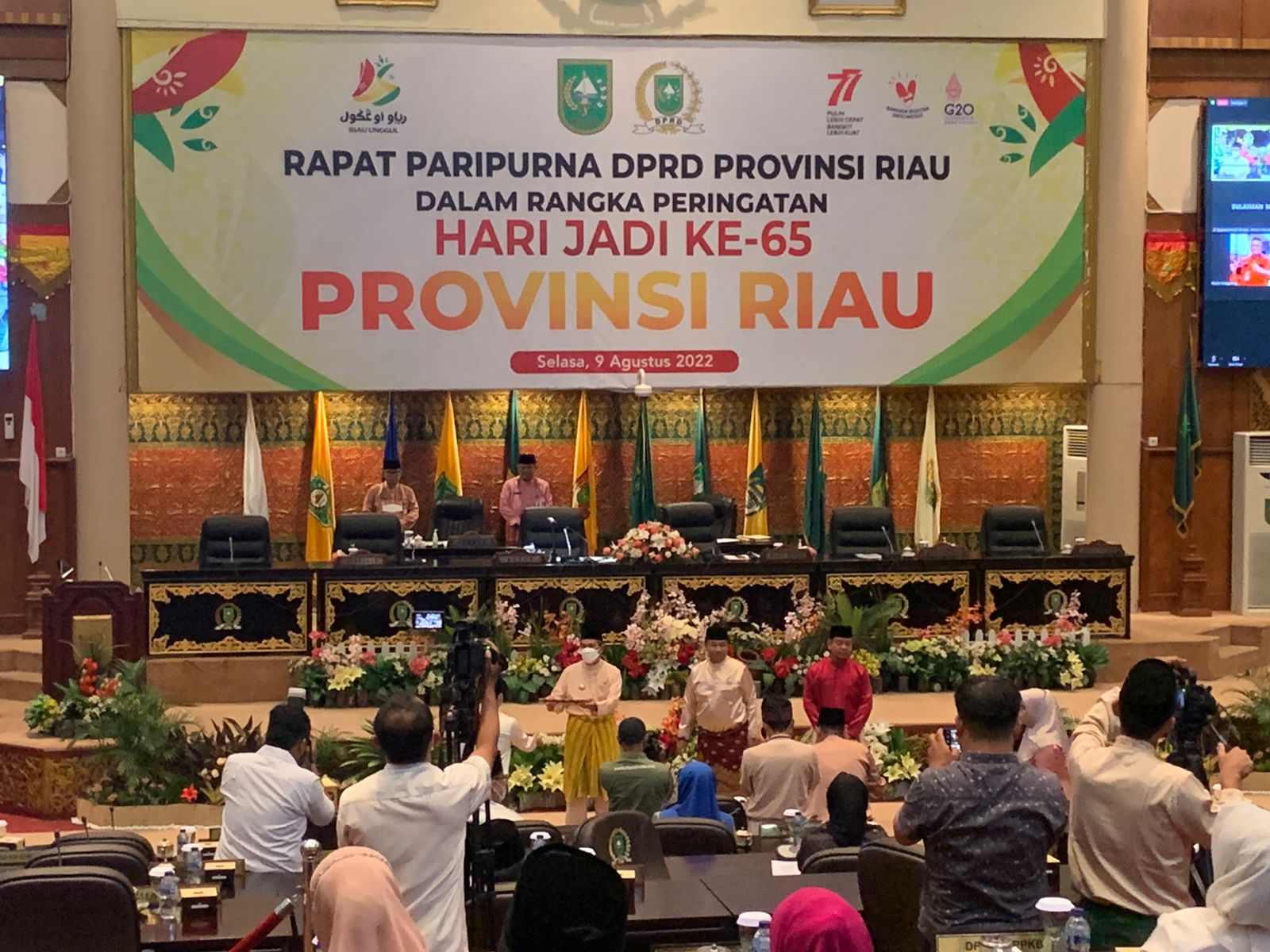 Gubernur Sampaikan Ranperda Pengelolaan Hutan, Rapat Paripurna DPRD Riau Sepi