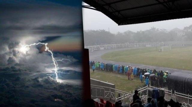 Pemain Bola Tewas Kena Sambar Petir Sesaat Wasit Tiup Peluit Jelang Pertandingan Dihentikan