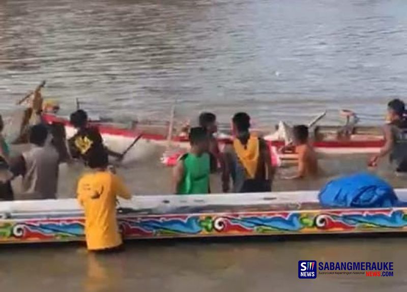 Atlet Pacu Jalur di Kuantan Hilir Mengamuk, Ramai-ramai Rusak Perahu Pompong Warga