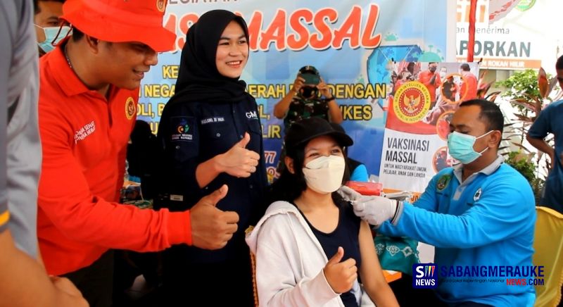 Gandeng Organisasi Pemuda, BIN Daerah Riau Gelar Vaksinasi di Bagansiapiapi dan Susuri Warga di Tepian Sungai Rokan