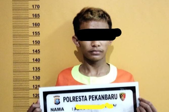 Remaja di Pekanbaru 17 Kali Beraksi Curi Sepeda Motor, Kini Berakhir di Sel Polisi