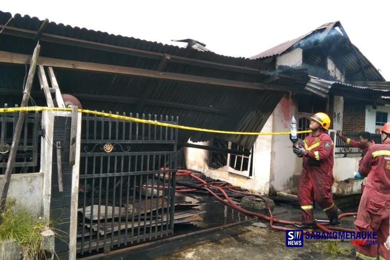 Tinggal Sendiri dalam Keadaan Sakit Stroke, Siman Meninggal Saat Kebakaran Rumah di Tuah Karya Pekanbaru