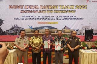 Amankan Aset Negara di Provinsi Riau, Bukti Sinergi Solid PLN dan BPN