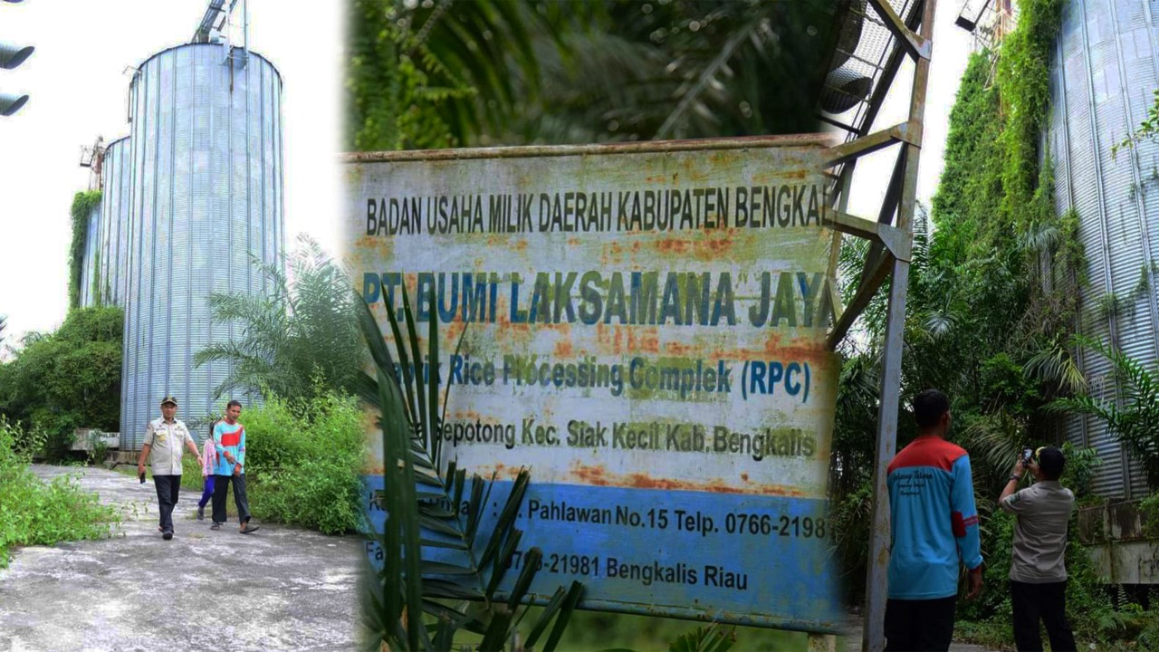 Wabup Bengkalis Posting Foto Bangunan Rice Processing Complex Jadi Bangunan Tua, Warganet: Saiki Jamane Pak Syam!
