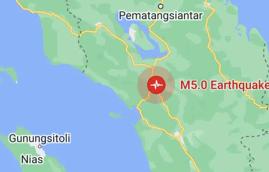 Tapanuli Utara Kembali Diguncang Gempa Bumi, Warga Berhamburan Keluar Rumah