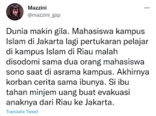 Heboh Skandal Sodomi Mahasiswa UIR, Ini Kata Rektor Prof Syafrinaldi