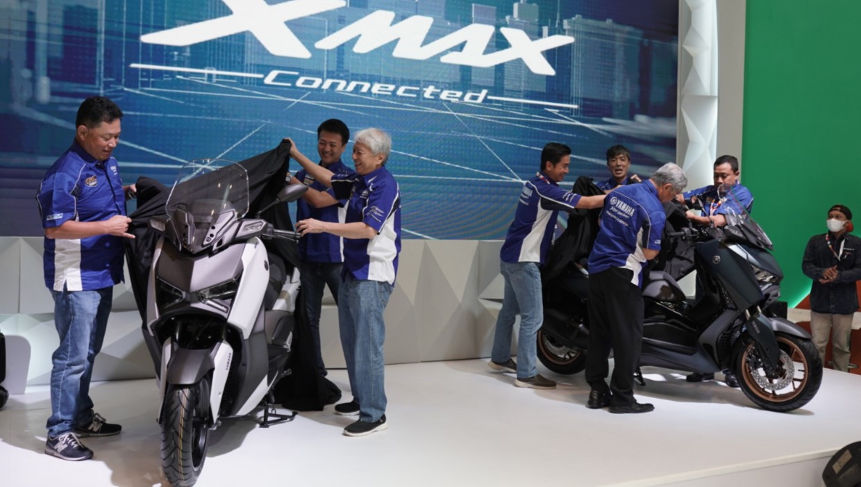 Ajang Indonesia Motor Show 2022, Yamaha Luncurkan Produk Baru