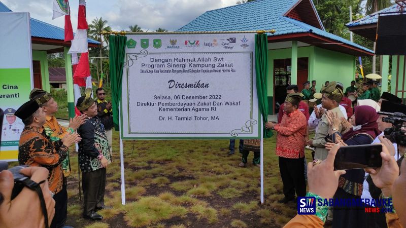 Kemenag RI Resmikan Kampung Zakat ke-19 di Kabupaten Kepulauan Meranti