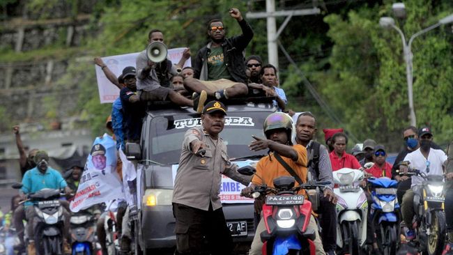 Pendukung Gubernur Papua Mengamuk di Mako Brimob Kotaraja, Dua Provokator Ditangkap