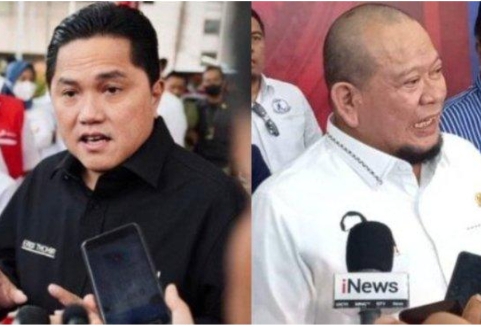 Duel Panas La Nyalla vs Erick Thohir Merebut Kursi Ketua Umum PSSI