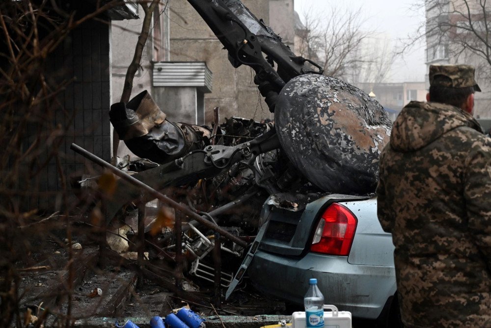 Mendagri Ukraina Tewas Dalam Kecelakaan Helikopter, Volodymyr Zelensky: Disebabkan Perang