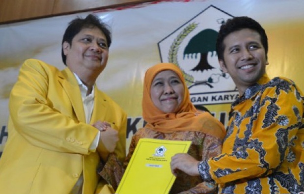 Disebut Cocok Dampingi Airlangga Hartarto, Gubernur Jatim Khofifah Bakal Diusung Golkar Jadi Cawapres?