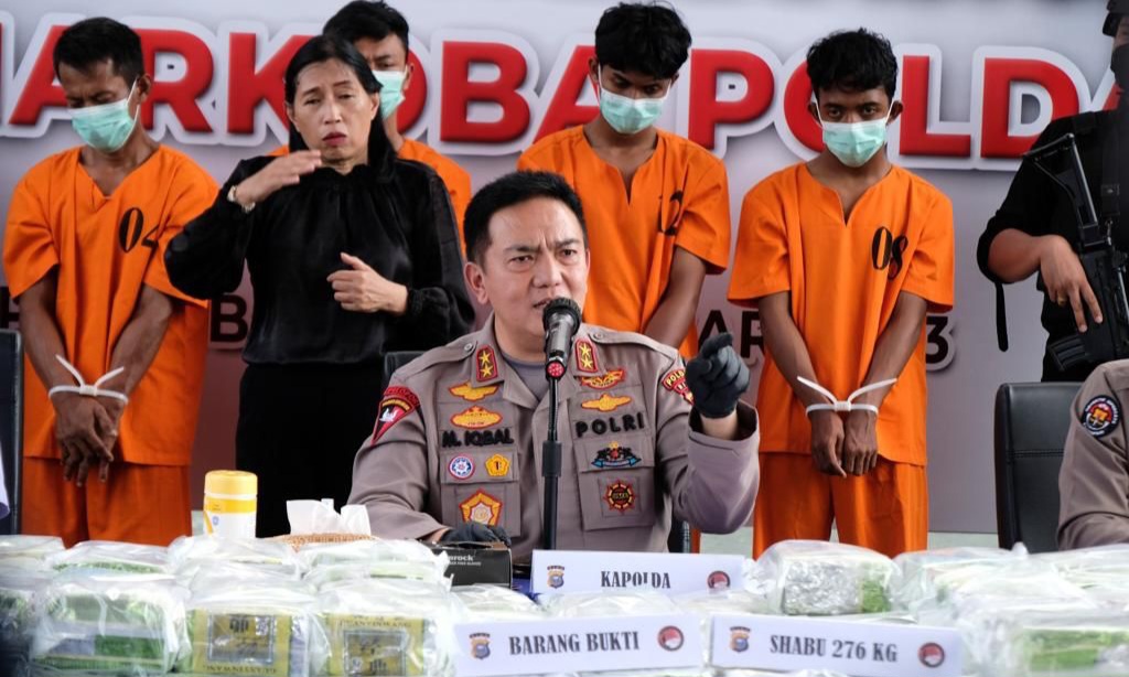 Polda Riau Berhasil Amankan 276 Kg Sabu, Terbesar Dalam Sejarah Pengungkapan Narkoba