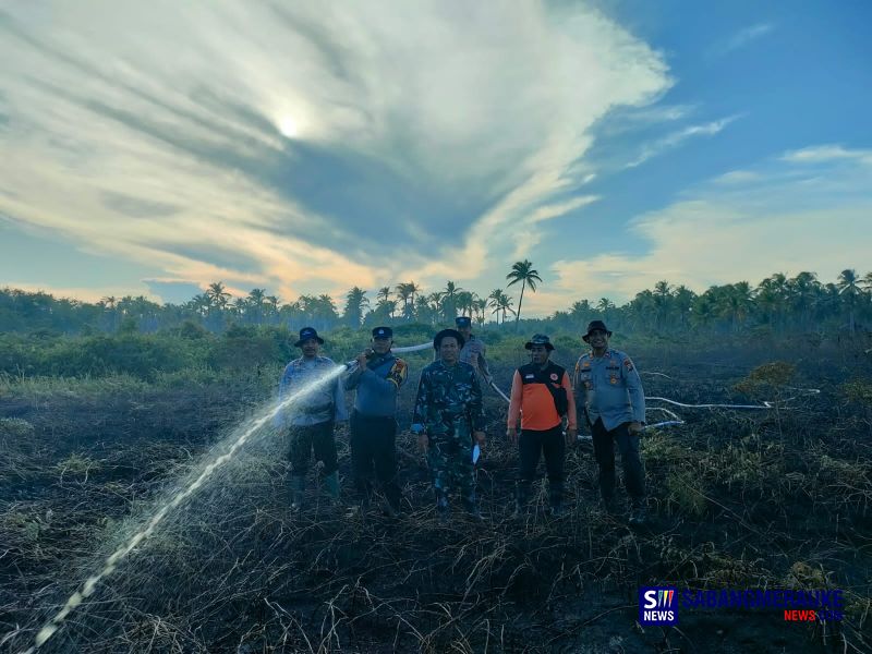 Belum Lama Ditetapkan Status Siaga Karhutla, 1 Hektare Lahan di Kepulauan Meranti Terbakar