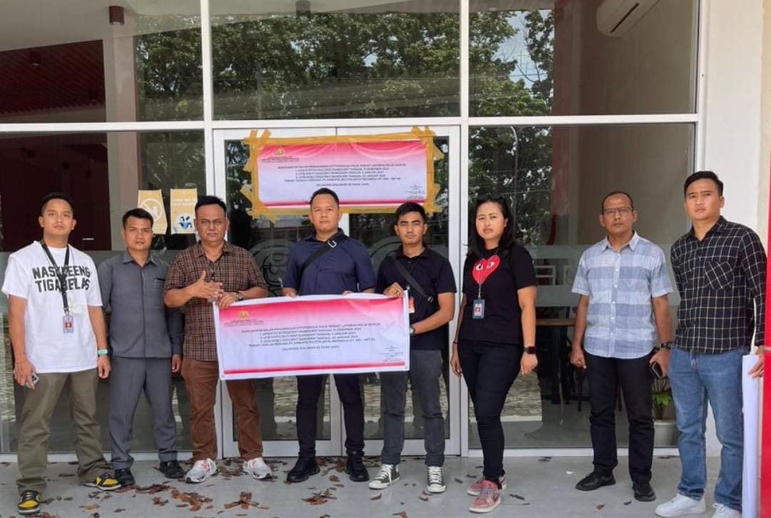 Bareskrim Polri Segel Kantor PT SMI di Pekanbaru dalam Kasus Robot Trading Net89