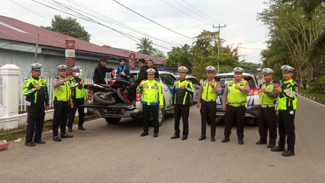 Antisipasi Balap Liar Selama Ramadan, Polres Inhil Tambah Jam Patroli