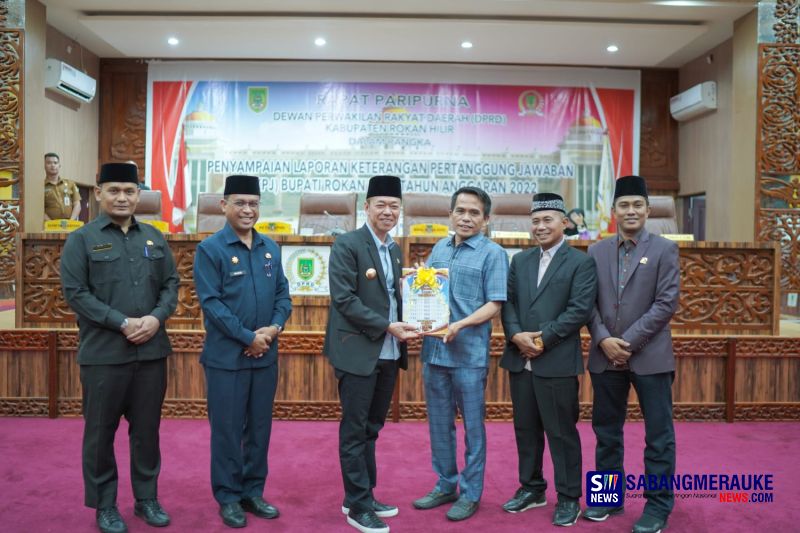 DPRD Rohil Gelar Paripurna LKPJ Kepala Daerah Tahun Anggaran 2022