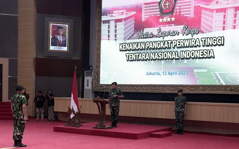 Daftar Lengkap 80 Jenderal TNI yang Naik Pangkat Hari Ini