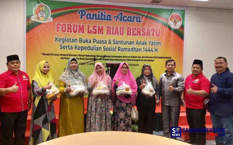 Forum LSM Riau Bersatu Gelar Buka Puasa Bersama, Bagikan Santunan Anak Yatim dan Kaum Dhuafa, Robert: Perkuat Solidaritas dan Persatuan!