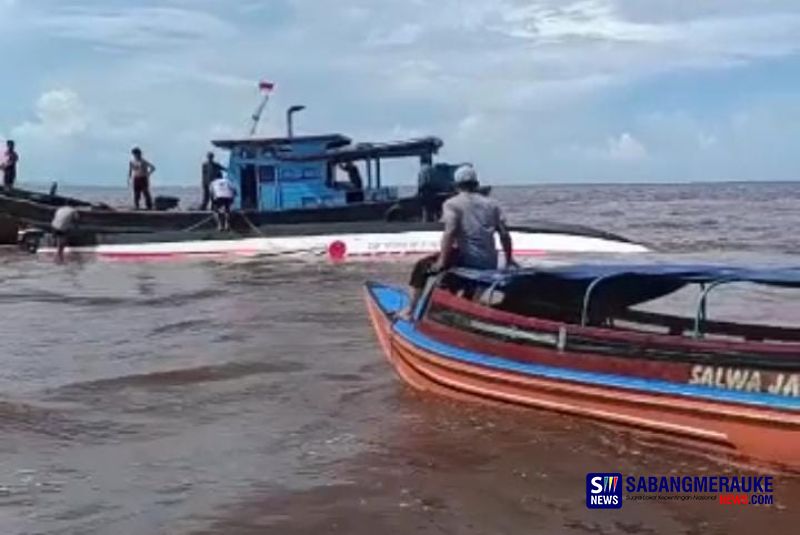 Speedboat Asal Tembilahan Tujuan Tanjung Pinang Terbalik, Puluhan Penumpang Dikabarkan Terjebak di Dalam Kapal