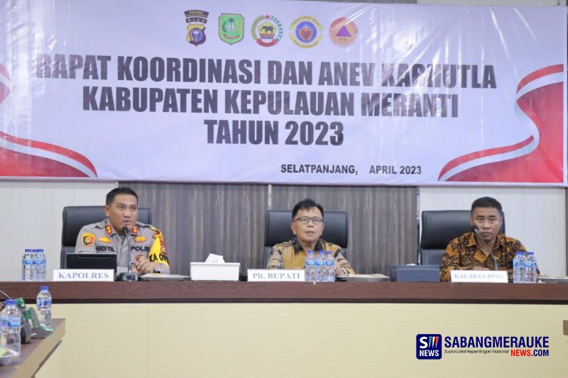 Kepulauan Meranti Rawan Karhutla, Polres Gelar Rakor Bersama Pemda dan Perusahaan