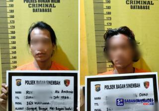 Waduh! 2 Waria di Rohil Ditangkap Polisi Gara-gara Bobol Kios Buah