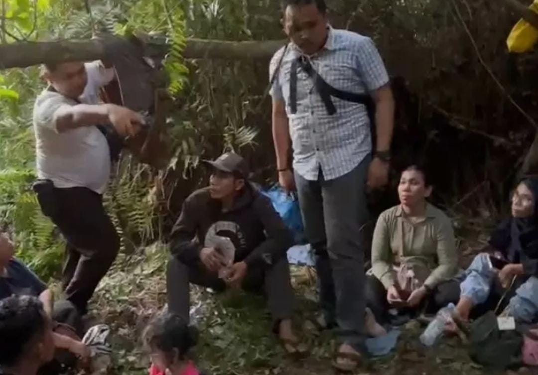 Belasan Calon Pekerja Migran Ilegal Diamankan di Hutan Dumai, Ada Dua Balita Umur 2,5 Tahun