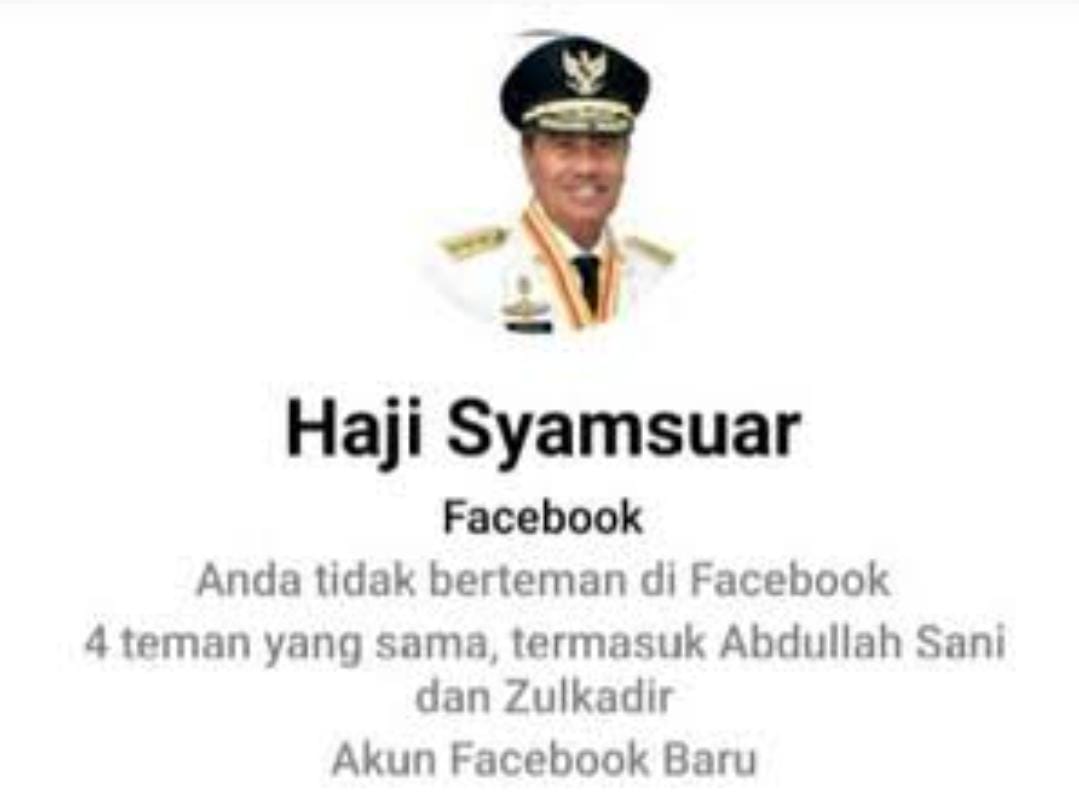 Akun Palsu Atas Namakan Gubernur Riau Tipu Janjikan Lolos Penerimaan Pegawai PPPK