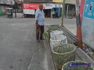 Pencuri Spesialis Tong Sampah Marak di Selatpanjang, Dinas Perkimtan LH Meranti Cari Akal Bikin dari Keranjang Bekas