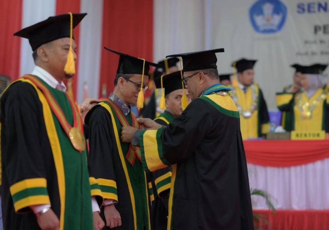 4 Guru Besar Bertambah di Fakultas Teknik Universitas Riau, Ini Sosok Para Profesor