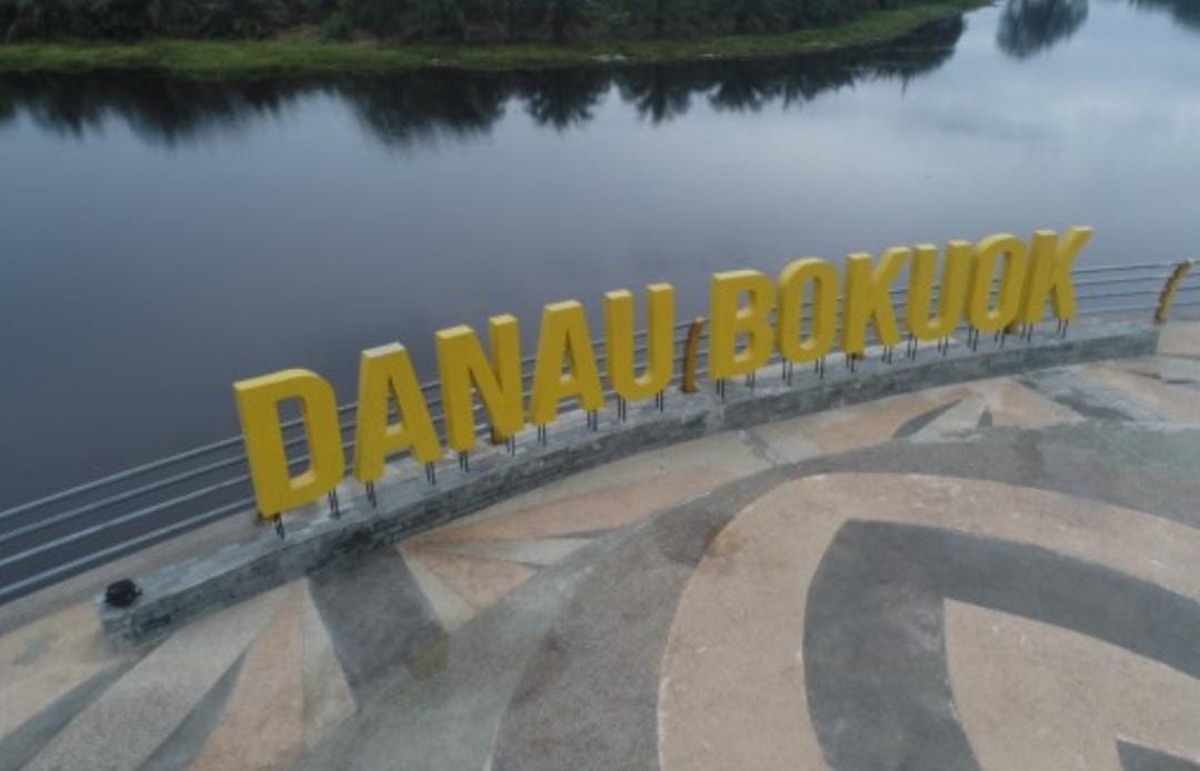 Danau Bakuok Kampar Selesai Revitalisasi Tahap Satu, Kini Luasnya Jadi 21 Hektare