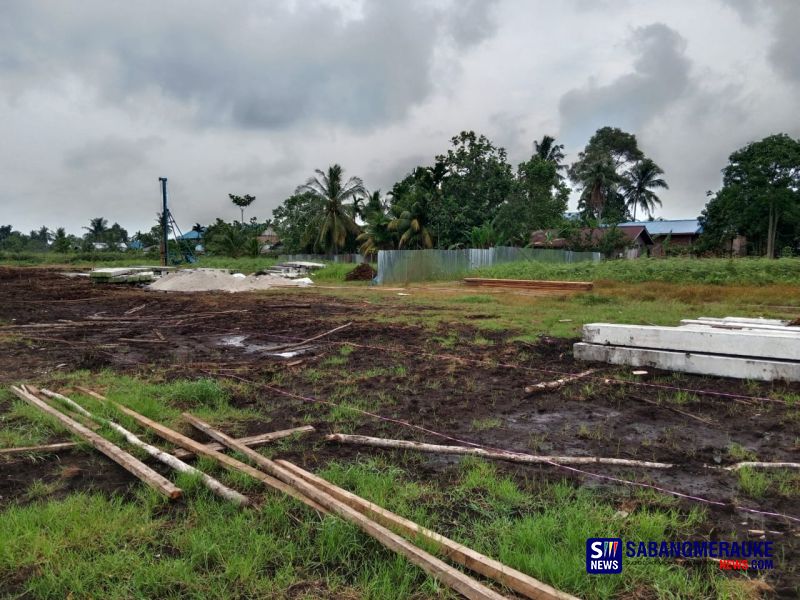 Proyek Gedung Perpustakaan Meranti Terancam Tak Selesai Sesuai Target, Pekerja Tinggalkan Lokasi, Ada Apa?