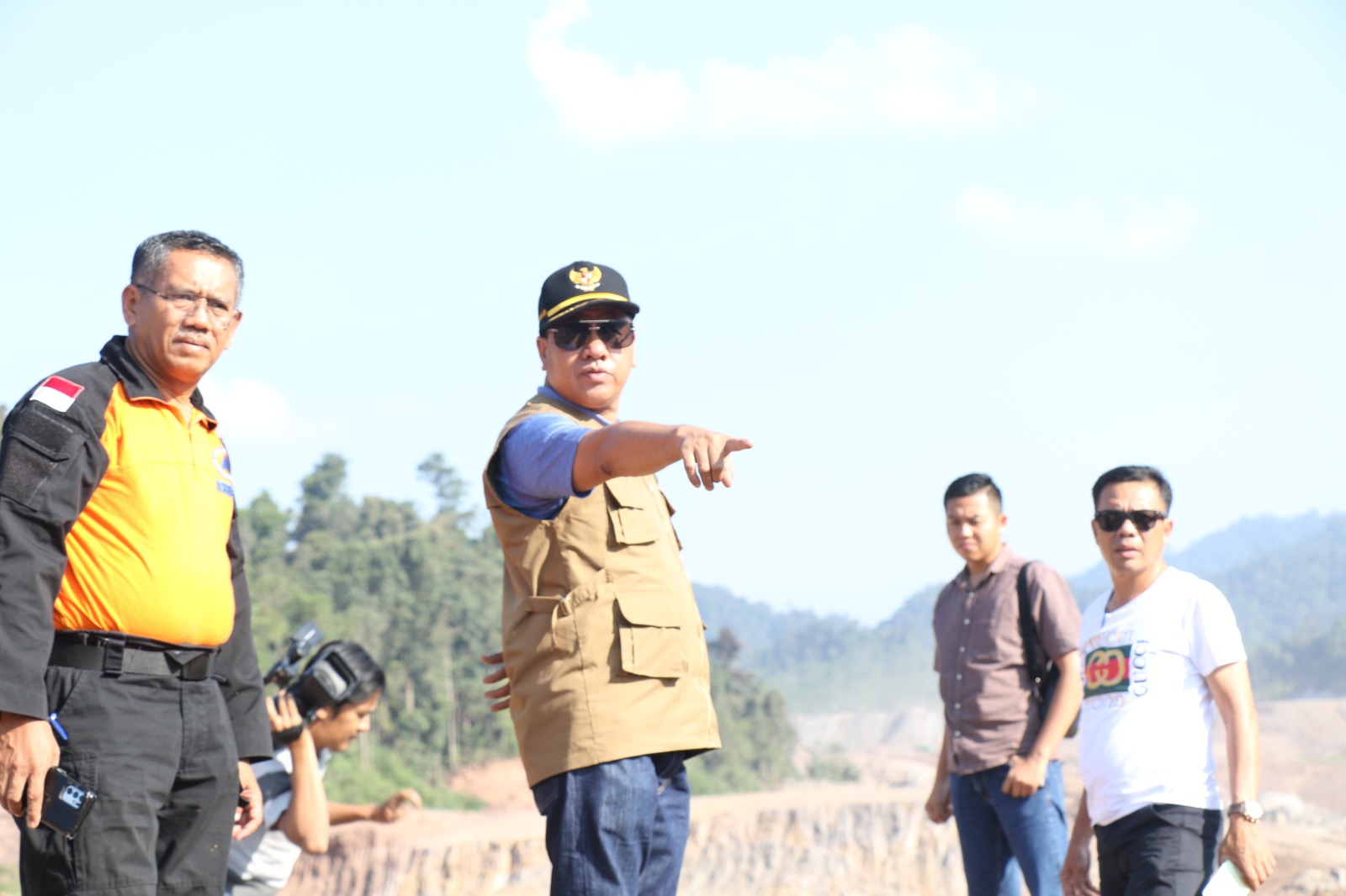 Heboh Gempa di Kuansing Diduga Dampak Ledakan Tambang Batubara, Bupati Suhardiman Langsung Cek ke PT Manunggal Inti Artamas